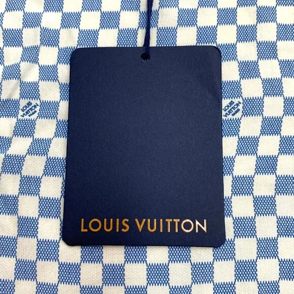 Louis Vuitton 2024 Colorblock Damier Cotton Crewneck T-Shirt